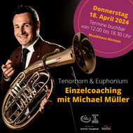 „Brass Trail” on Tour – Tenorhorn-Workshop mit Michael Müller