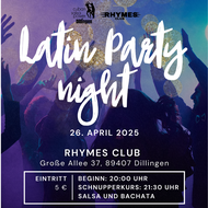 Latin Party Night @Rhymes Club by Cuban Salsa Power Dillingen