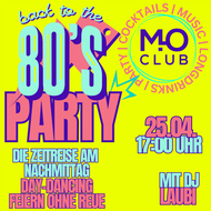 80er Party mit DJ Laubi