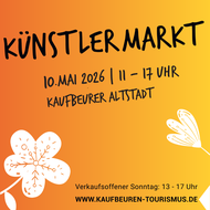 Künstlermarkt mit verkaufsoffenem Sonntag