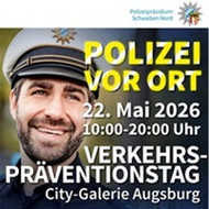 Verkehrssicherheit zum Mitmachen in der City-Galerie Augsburg