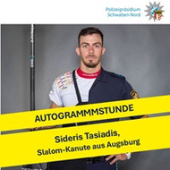 Autogrammstunde mit Olympia-Star Sideris Tasiadis in der City-Galerie Augsburg