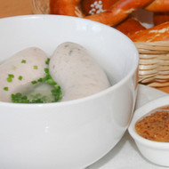 Kesselfrische Weißwurscht