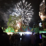 Eröffnungsfeuerwerk des Augsburger Herbstplärrers