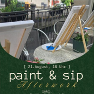 Paint & Sip Augsburg Afterwork - Outdoor Summer Event
