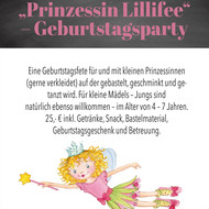 Prinzessin Lillifee Geburtstagsparty 