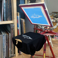 Siebdruckvorführungen & Ausstellung