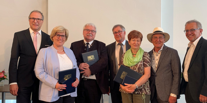 Fünf Persönlichkeiten aus dem Allgäu erhalten Bayerischen Verfassungsorden