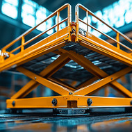 Effiziente Materialhandhabung mit dem Hubtisch von Saxlift.de