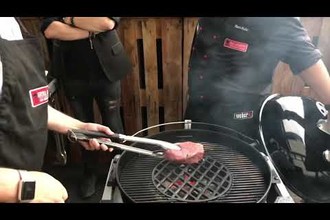 Weber Grillakademie - Angrillen von Rindersteaks