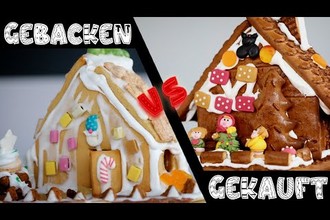 Lebkuchenhaus Selbstgemacht im Vergleich zum Gekauften