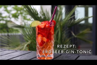 So gelingen Erdbeersirup und Erdbeer-Gin-Tonic - Schritt für Schritt mit Anleitung und Rezept