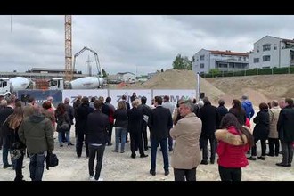 Bauprojekt am Römertor in Gersthofen feiert Spatenstich