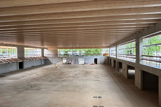 Rohbau der Dreifachsporthalle ist fertiggestellt