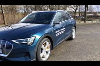 Testfahrt des neuen Audi e-tron