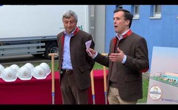 Spatenstich Erweiterung Riegele Logistikzentrum