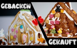 Lebkuchenhaus Selbstgemacht im Vergleich zum Gekauften