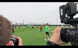 Erstes Training von Chef-Trainer Martin Schmidt beim FC Augsburg