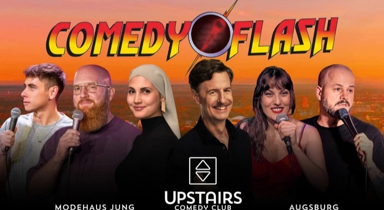 Comedyflash - Die Stand Up Comedy Show in Ausgburg Modehaus JUNG
