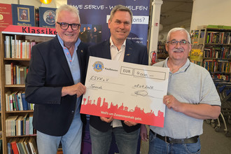 Lions Club Kaufbeuren unterstützt Nachwuchsarbeit des ESV Kaufbeuren e.V. mit 4.000 Euro